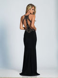 Prom lace satin mermaid trumpet long dress