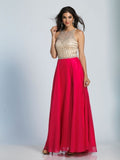 Prom lace satin mermaid trumpet long dress