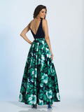 Prom satin  long dress