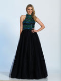 Prom lace satin mermaid trumpet long dress
