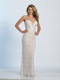 Wedding lace satin mermaid trumpet long dress
