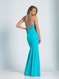 Prom lace satin mermaid trumpet long dress