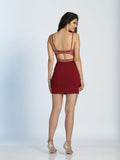 Dave & Johnny  lace short prom homecoming cocktail dress