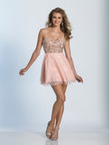Dave & Johnny  lace short prom homecoming cocktail dress