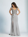 Prom lace mermaid long dress