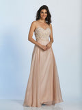 Prom lace satin mermaid trumpet long dress