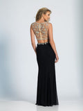 Prom lace satin mermaid trumpet long dress