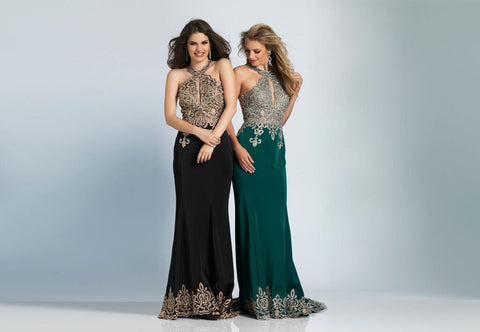 Prom lace satin mermaid trumpet long dress