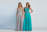 Prom lace satin mermaid trumpet long dress