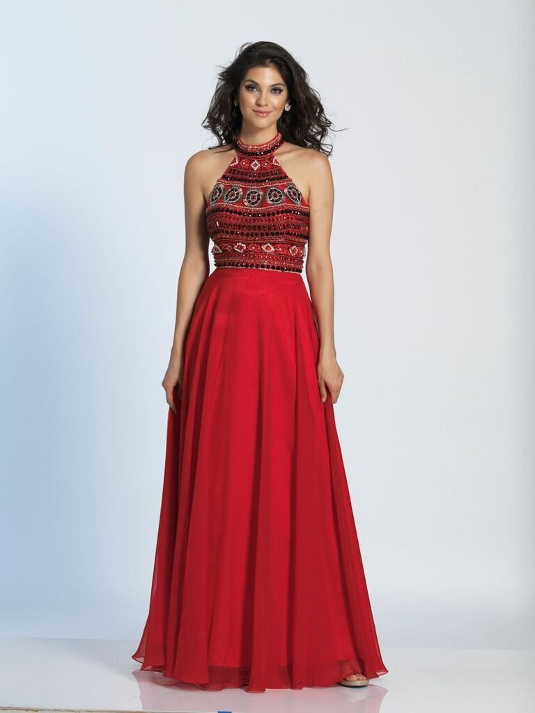 Prom lace long dress