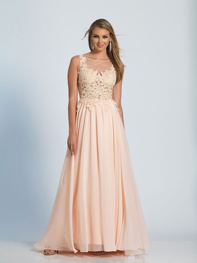 Prom lace satin mermaid trumpet long dress