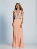 Prom lace satin mermaid trumpet long dress