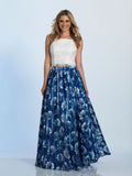 Prom lace satin mermaid trumpet long dress