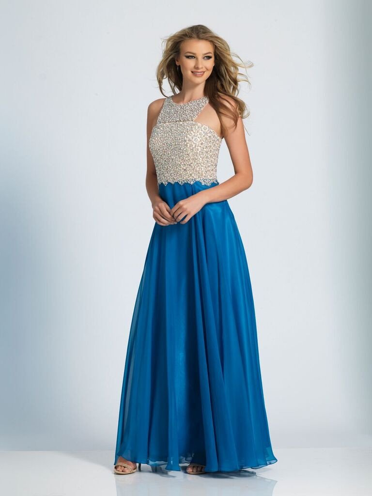 Prom lace satin mermaid trumpet long dress