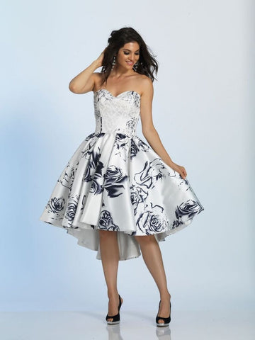 Dave & Johnny  lace short prom homecoming cocktail dress