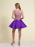 Dave & Johnny  lace short prom homecoming cocktail dress