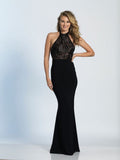 Prom lace satin mermaid trumpet long dress