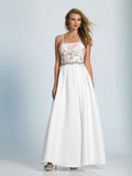 Prom lace satin mermaid trumpet long dress
