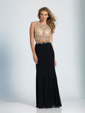 Prom lace satin mermaid trumpet long dress