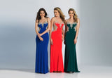 Prom lace satin mermaid trumpet long dress