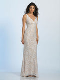Prom lace satin mermaid trumpet long dress