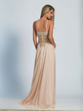 Prom lace satin mermaid trumpet long dress