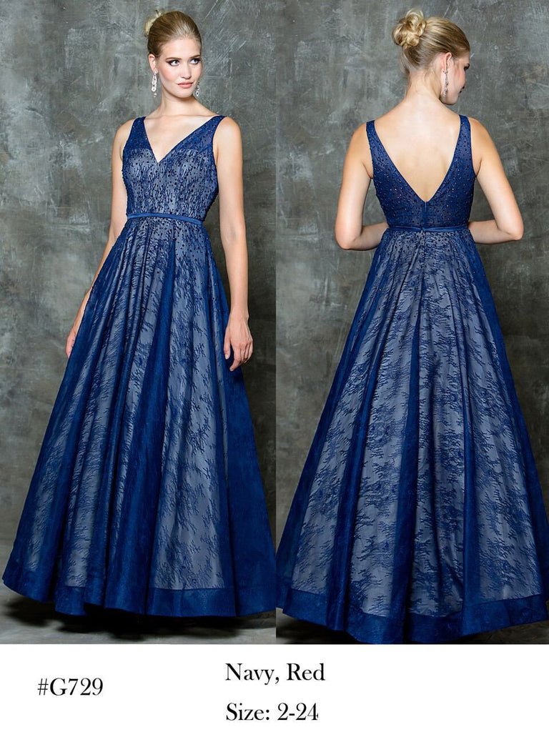 Designer prom dress lace, chiffon, satin, beading long.
