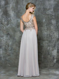 Mother Of The Bride Lace satin chiffon Long Dress.