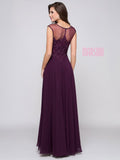 Mother Of The Bride Lace satin chiffon Long Dress.