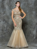 Mother Of The Bride Lace satin chiffon Long Dress.
