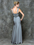Mother Of The Bride Lace satin chiffon Long Dress.