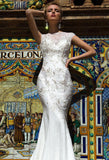 Lace Trumpet Mermaid Wedding Dress